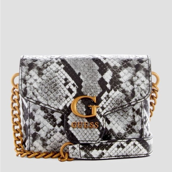 New GUESS Shenny Python Micro Mini Crossbody - Picture 1 of 7